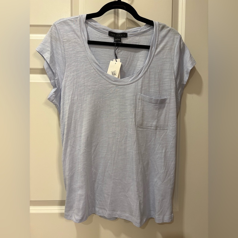 Sanctuary Soft Blue Short Sleeve Tee
